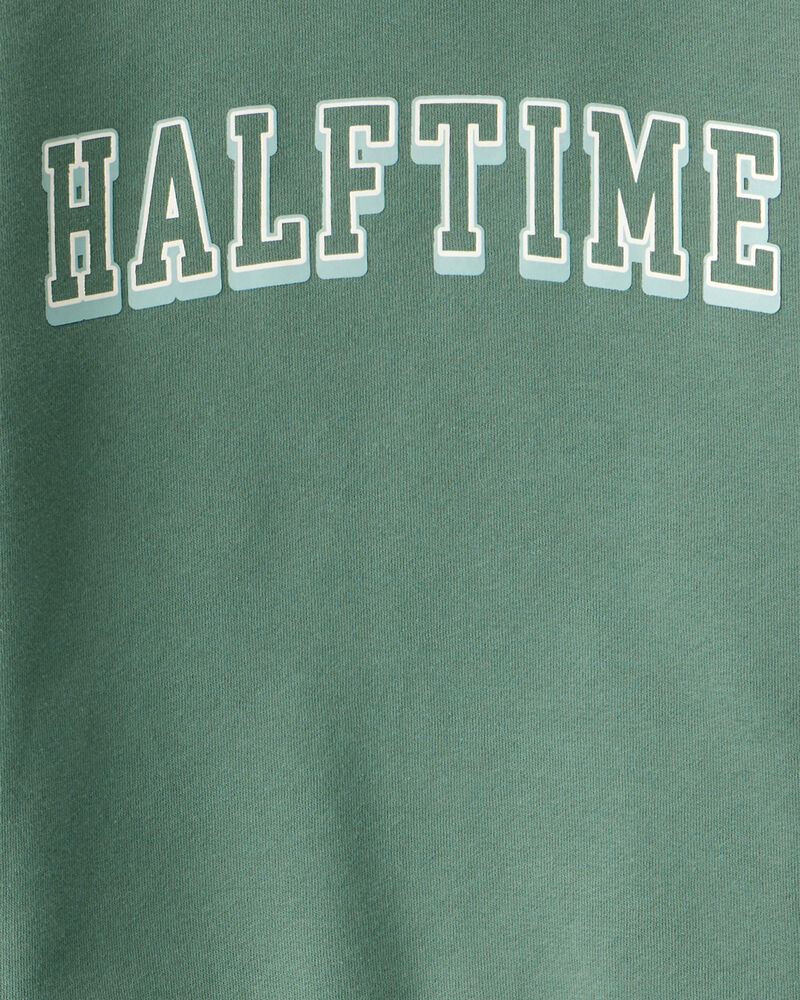 Girls 2-Piece Halftime Long-Sleeve Tee & Pant Set - Green, image 2 of 4 slides