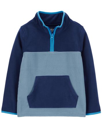 Kid Quarter-Zip Microfleece Pullover, 