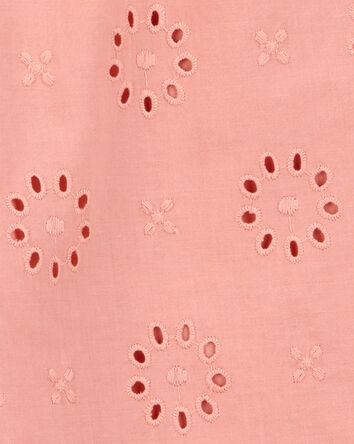 Toddler Eyelet Flutter Jumpsuit - Pink, 
