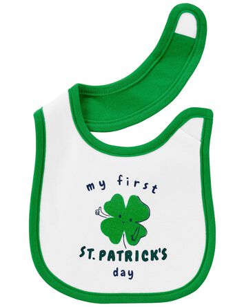 My First St. Patrick's Day Teething Bib, 