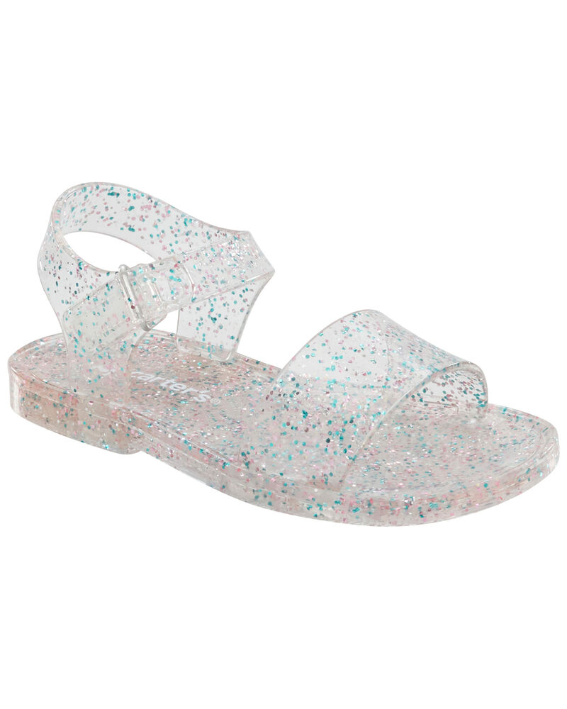 Toddler Glitter Jelly Sandals, image 1 of 7 slides