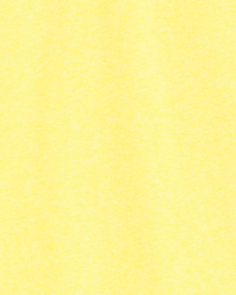 Kid Pocket Henley Tee - Yellow, image 2 of 3 slides