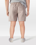 Toddler Everyday Quick Dry Shorts - Taupe, image 3 of 8 slides