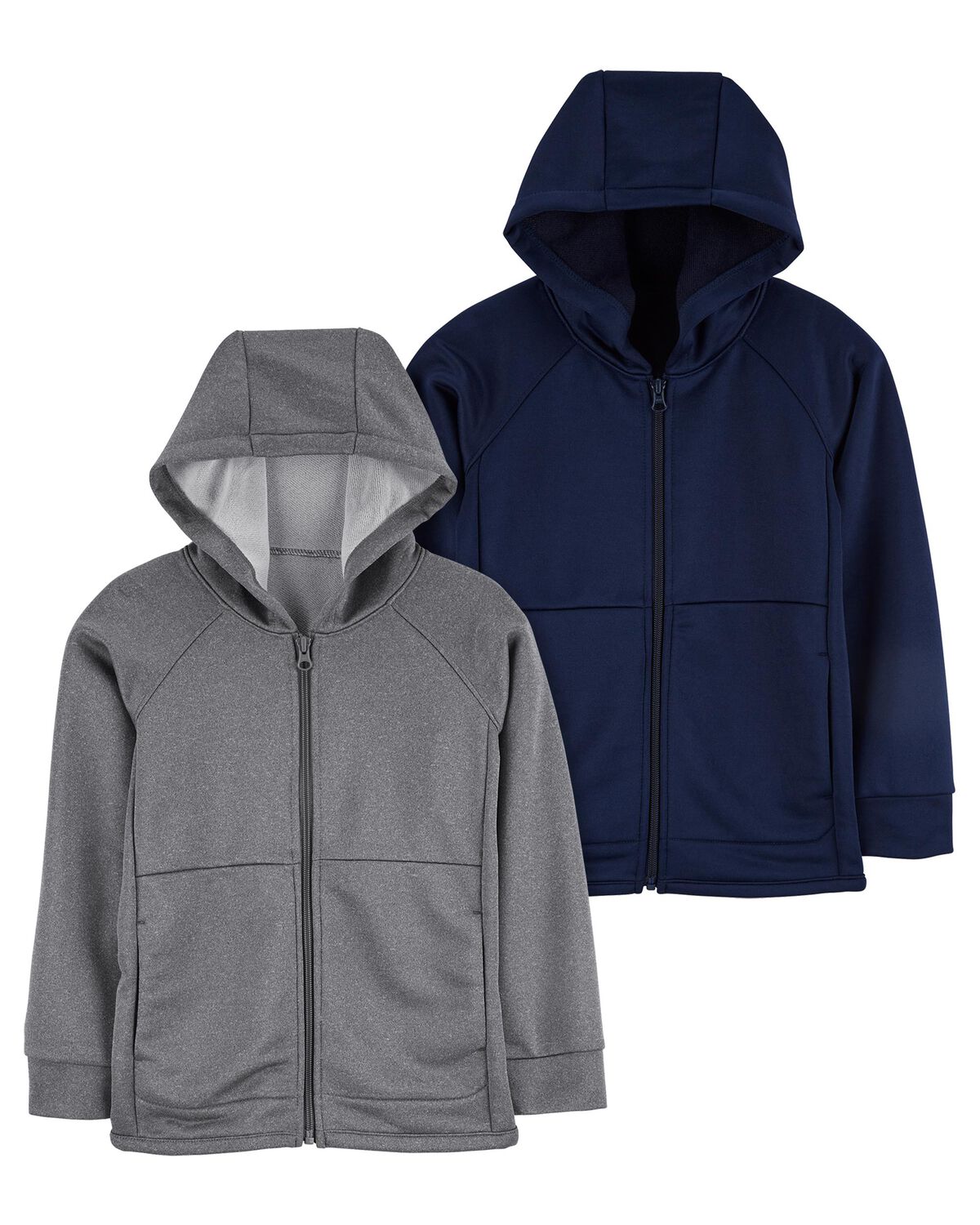 Multi Kid 2Pack ZipUp Hoodies Set