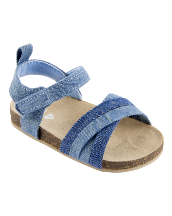 Baby Casual Chambray Sandals, 