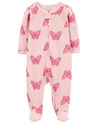 Baby Butterfly 2-Way Zip Thermal Sleep & Play, image 1 of 2 slides