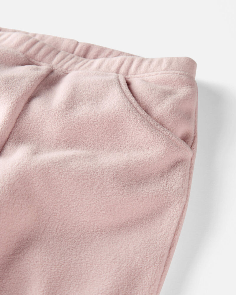 Toddler Girl 2-Piece Recycled Microfleece Set - Pink, image 2 of 4 slides