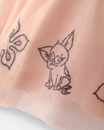 Toddler Girl Disney&copy; Moana Glitter Tulle  Skort - Orange, 