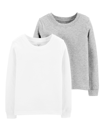 2-Pack Long-Sleeve Undershirts, 