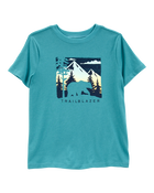 Kid Trailblazer Short-Sleeve Graphic Tee - Teal, image 1 of 3 slides