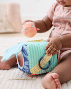 Seascape Soft Baby Activity Cube, image 4 of 6 slides