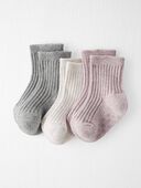 Multi - Baby 3-Pack Slip Resistant Socks