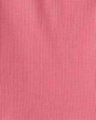 Girls 2-Piece Long-Sleeve Top & Skirt Set - Pink, image 2 of 3 slides