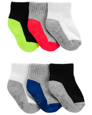 6-Pack Ankle Socks, 