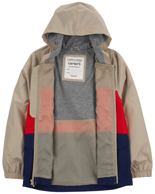 Kid Colorblock Rain Jacket