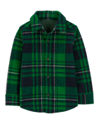 Toddler Plaid Jacquard Button-Down Shirt, image 1 of 3 slides