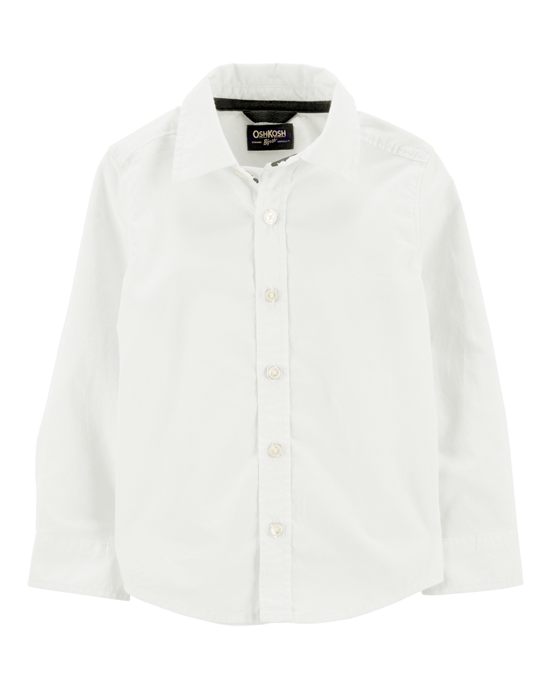 Toddler Uniform Button-Front Shirt, image 1 of 3 slides