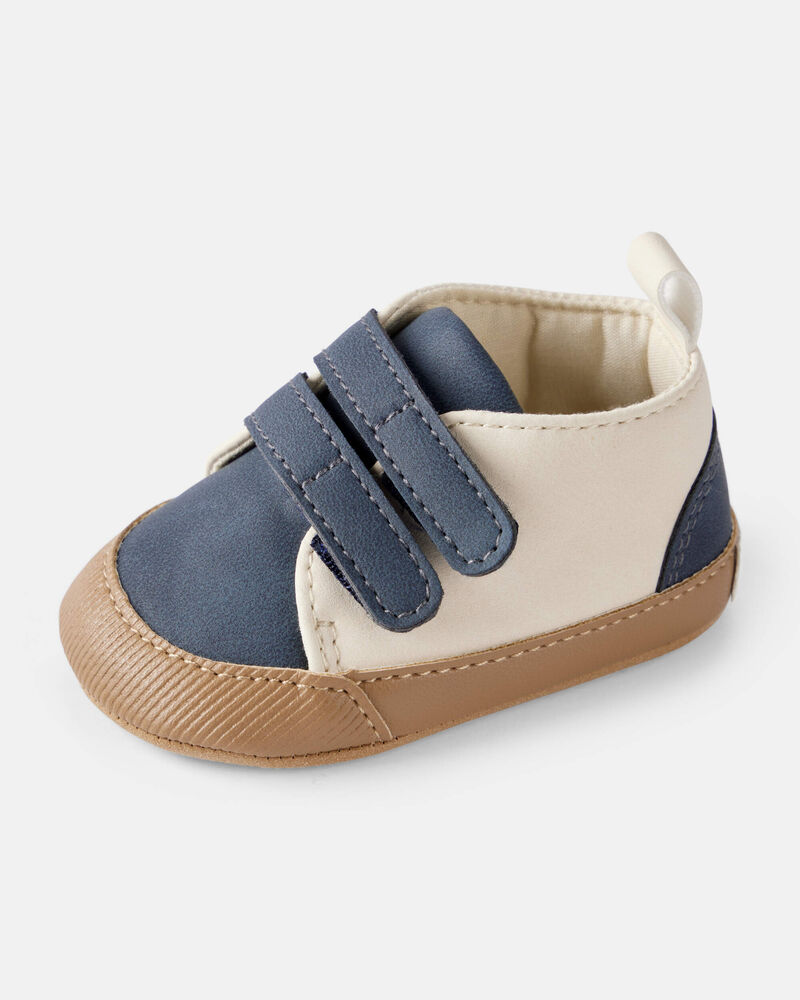 Baby Boy Color Block Casual Sneakers - Navy/White, image 6 of 6 slides