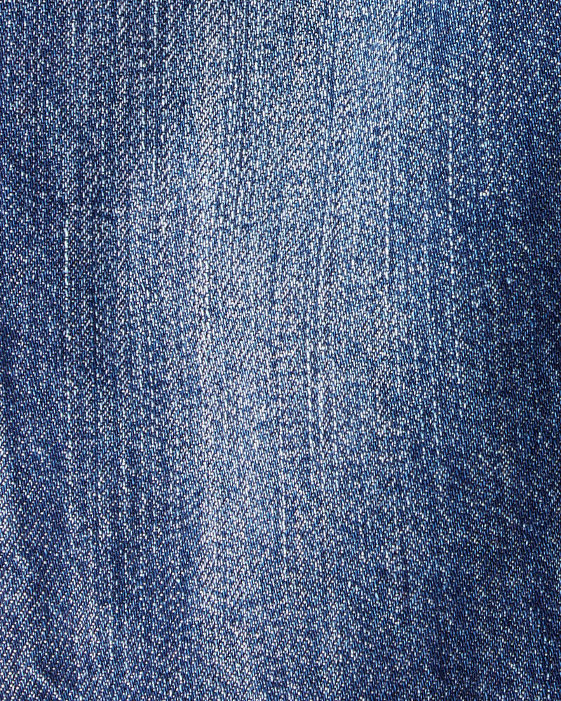 Baby Pull-On Denim Pants - Blue, image 3 of 4 slides