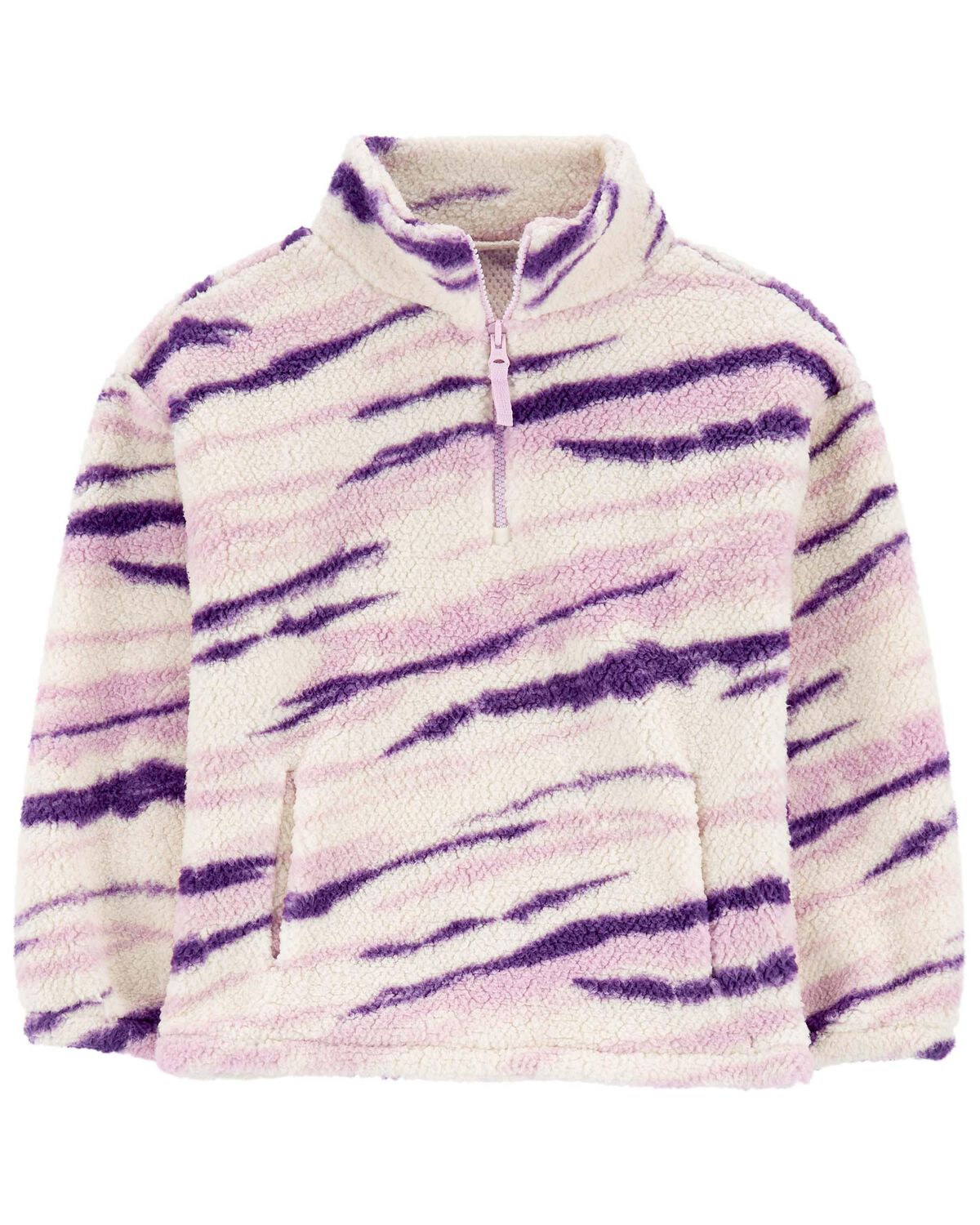 White TieDye Kid TieDye Activewear Pullover