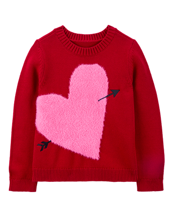 Kid Heart Sweater - Red, 