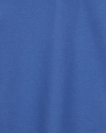 Toddler Pique Uniform Polo Shirt - Blue, 