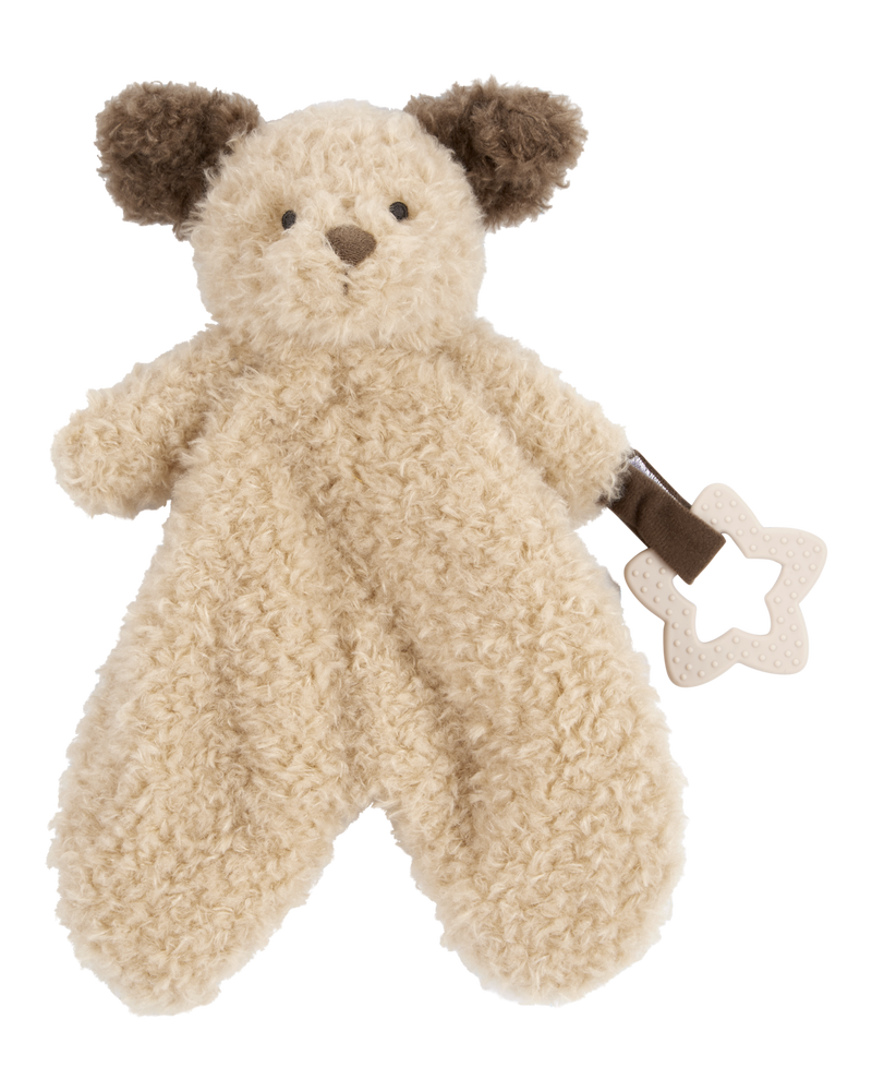 Baby Puppy Plush With Teether, image 1 of 3 slides
