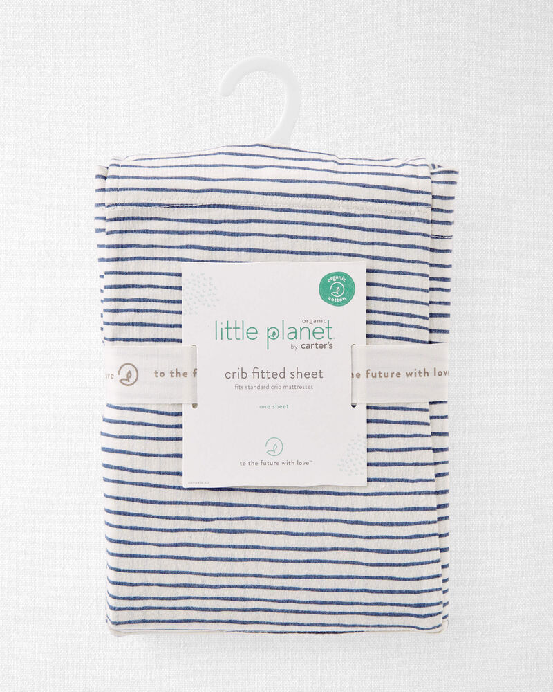Baby Organic Cotton Standard Crib Sheet, image 3 of 4 slides
