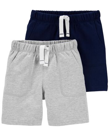 Baby 2-Pack French Terry Shorts, 