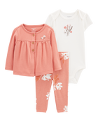 Baby 3-Piece Little Cardigan Set, image 1 of 4 slides