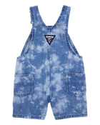 Baby Neutral Flag Print Tie Dye Shortalls - Blue, image 2 of 4 slides