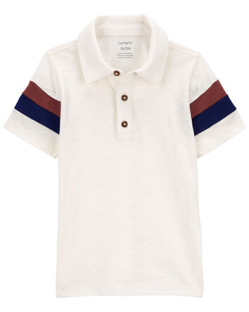 Toddler Striped Polo Shirt, 