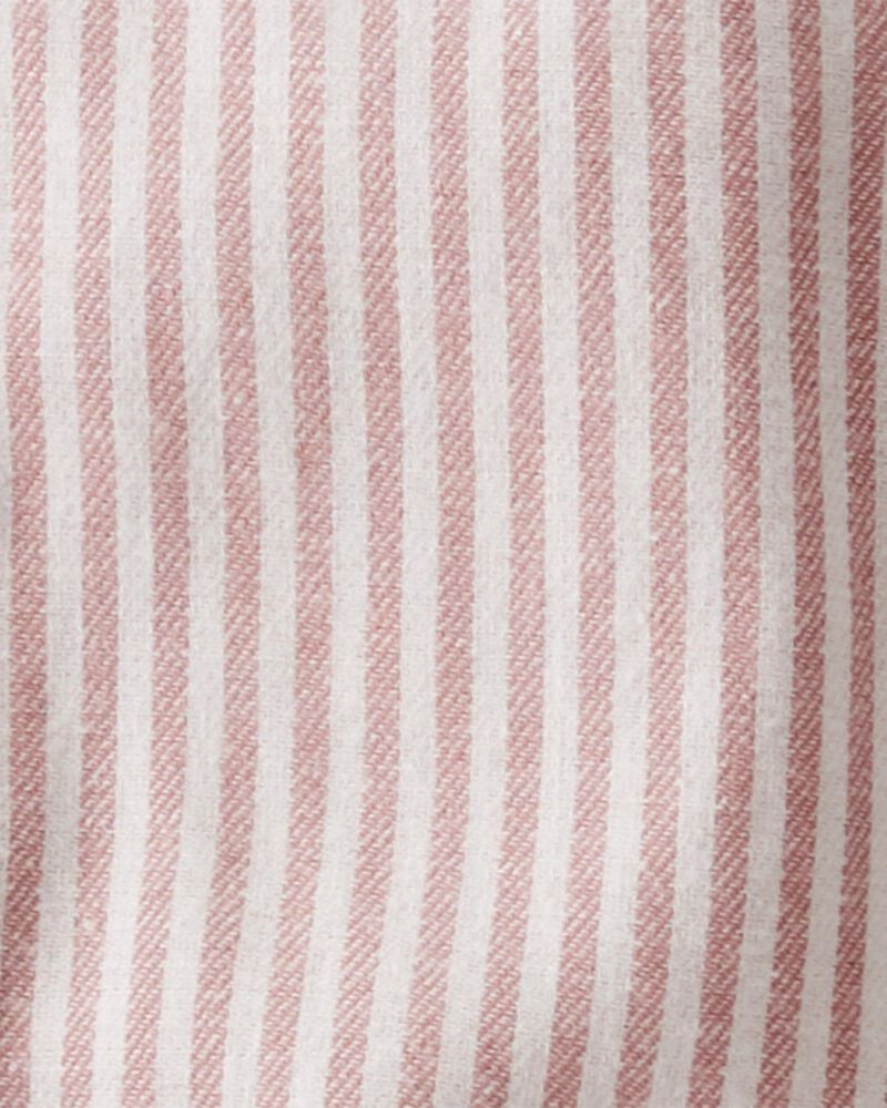 Baby 1-Piece Organic Cotton Coat Style Pajamas, image 3 of 5 slides