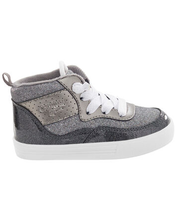 Toddler Glitter High-Top Sneakers, 