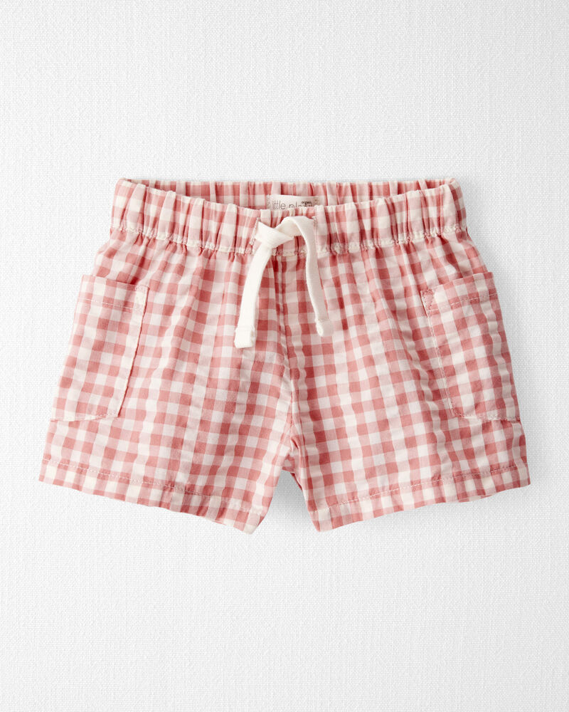 Baby Gingham Shorts Made With Organic Cotton, image 1 of 5 slides