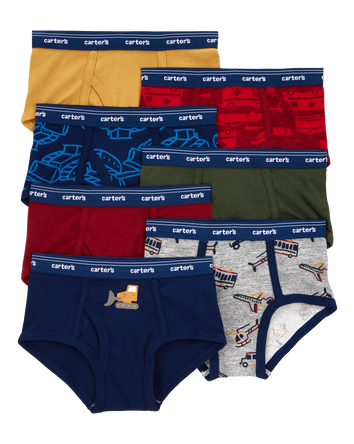 Toddler 7-Pack Cotton Briefs Underwear, 