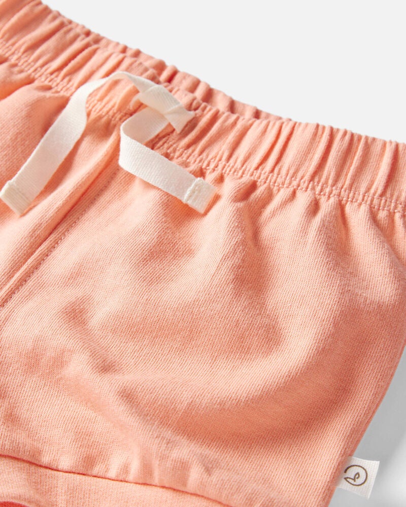 Baby 2-Pack Organic Cotton French Terry Shorts, image 2 of 5 slides