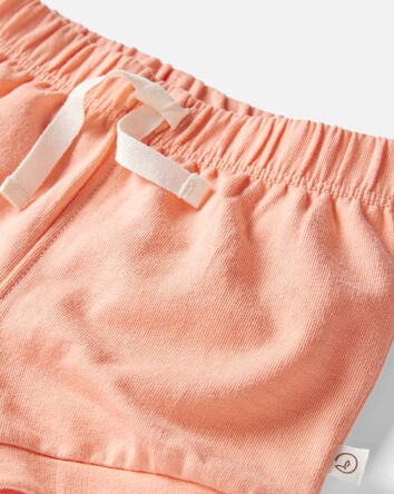 Baby 2-Pack Organic Cotton French Terry Shorts, 