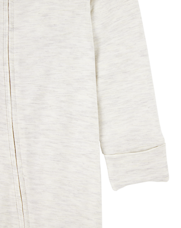 Baby Solid 2-Way Zip PurelySoft Sleep & Play Pajamas - Grey, 
