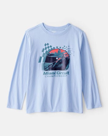 Boys Miami Circuit Short-Sleeve Graphic Tee - Blue, 