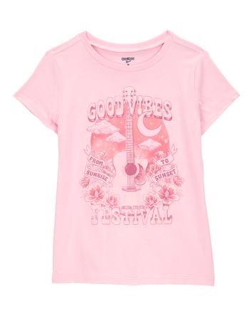 Kid Concert Short-Sleeve Graphic Tee - Pink, 