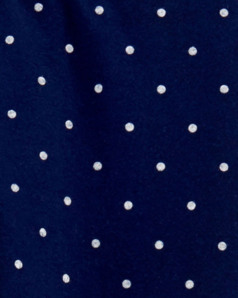 Kid Cotton Polka Dot Stretch Leggings, image 2 of 4 slides