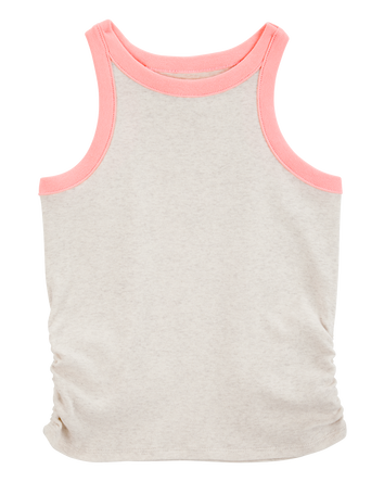 Kid Ribbed Tank Top - Cream, 