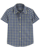 Baby Plaid Button-Down Shirt, image 1 of 3 slides