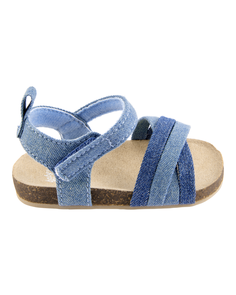 Baby Casual Chambray Sandals, image 2 of 6 slides