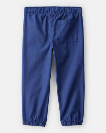 Toddler Boy Cotton Pull-On Fashion Pants - Navy, 