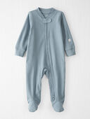 Blue Creek - Baby Organic Cotton Sleep & Play Pajamas in Blue