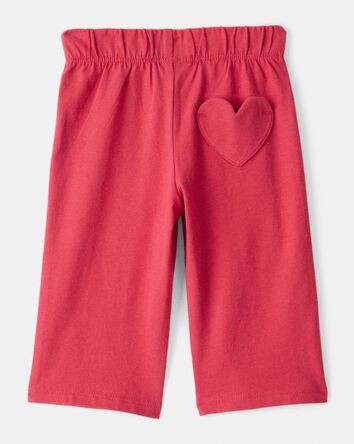 Baby Girl 2-Piece Heart Bodysuit & Pant Set - Red, 