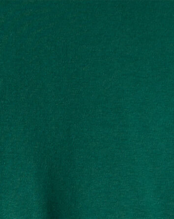 Adult Snowman Fair Isle Cotton Long-Sleeve Snug Fit 2-Piece Pajamas - Green/White, 