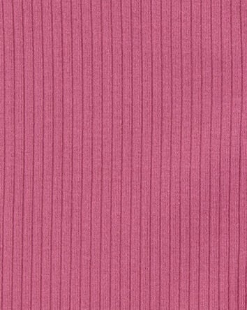 Kid Ribbed Button-Down Tank - Purple, 
